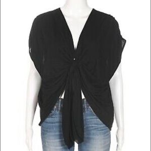 Zara tie front top